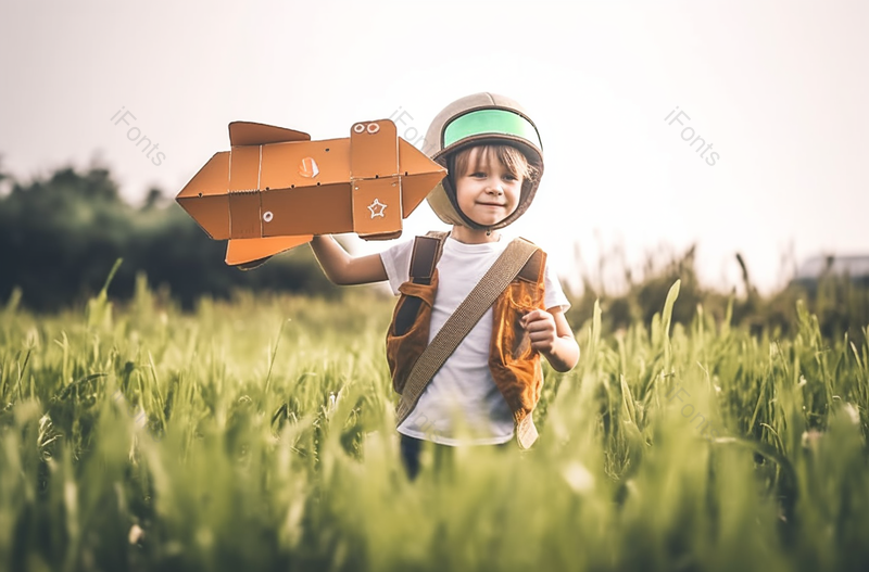 有创造力怀揣梦想的小男孩,高清,摄影图,摄影图片,图片大全,摄影图免费下载